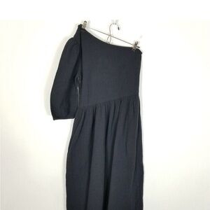 TACH One Shoulder Black Dress